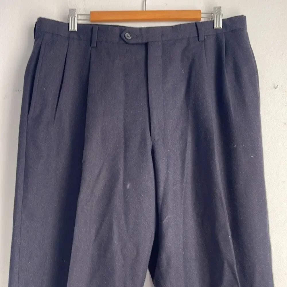 Austin Reed Super 100’s wool pleated dress trouser pants